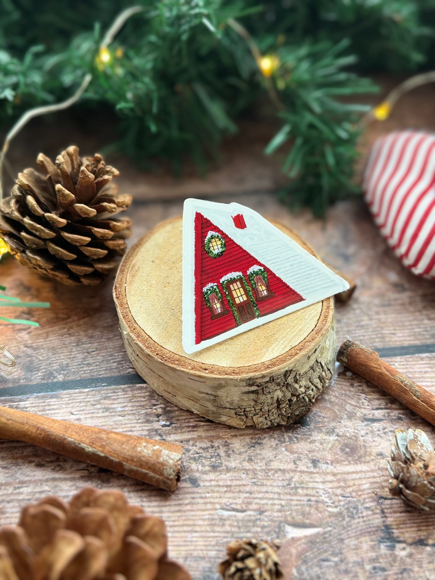 Sticker chalet tipi "collection-refuge d'hiver"