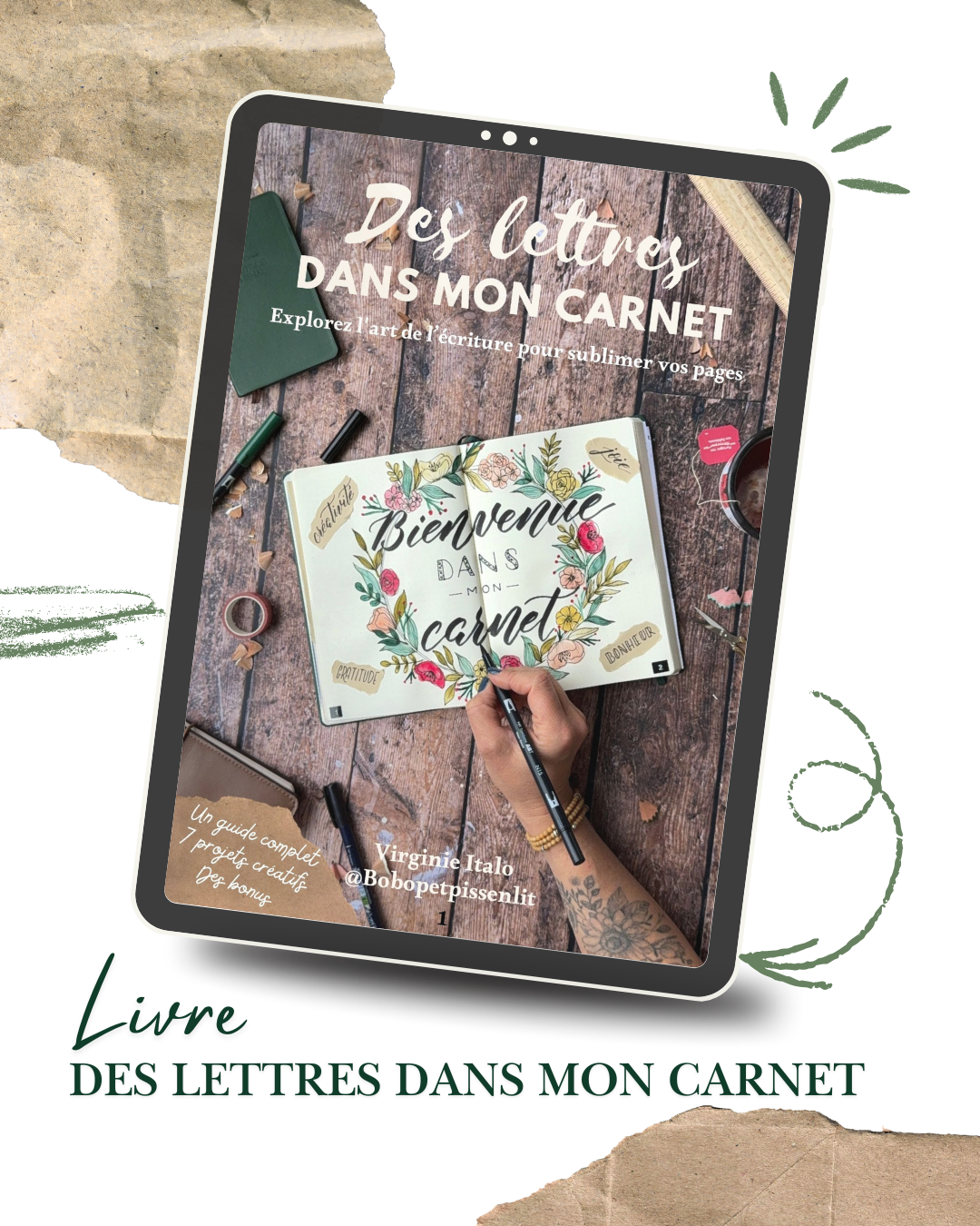 Livre - Des lettres dans mon carnet