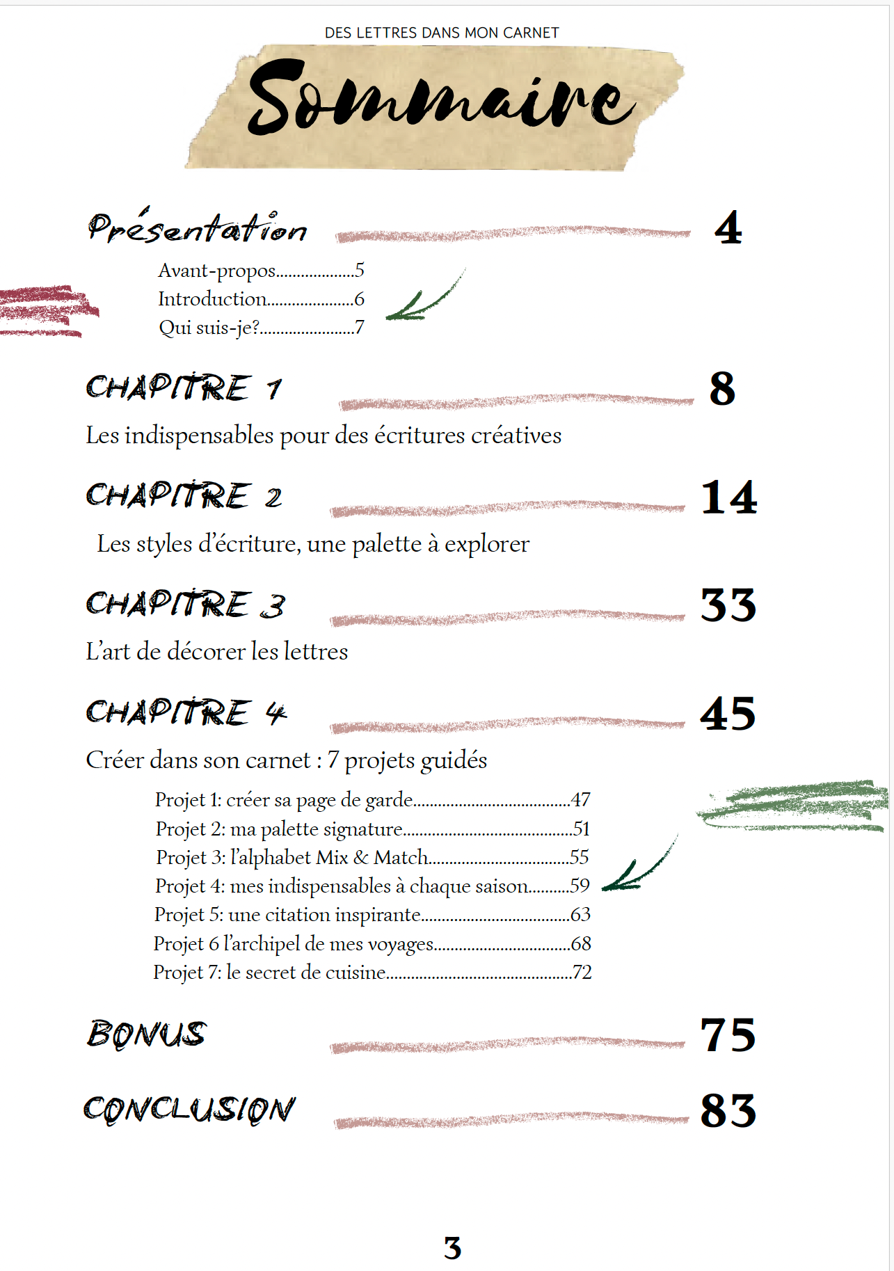 Livre - Des lettres dans mon carnet