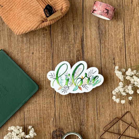 Sticker "libre"